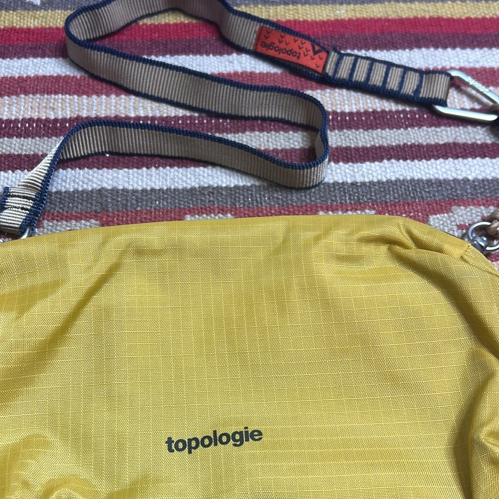 Topologie Yellow Crossbody Bag - Lightweight Everyday Carry - Picture 2 of 6
